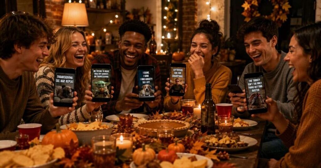 Thanksgiving Humor Between Friends