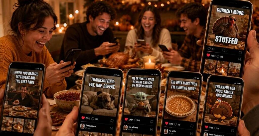 Thanksgiving Humor on Social Media