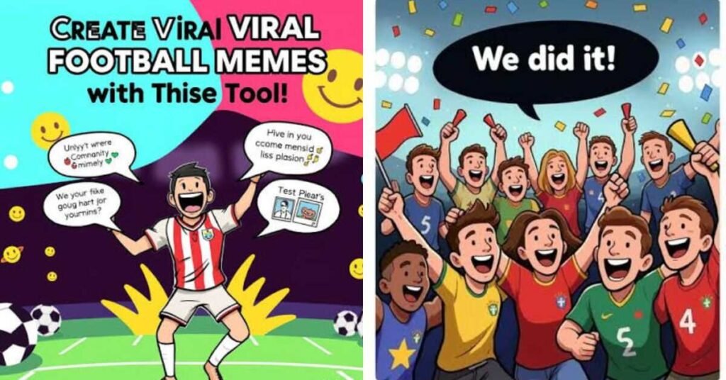 Creating Funny Football Memes with Modern Software