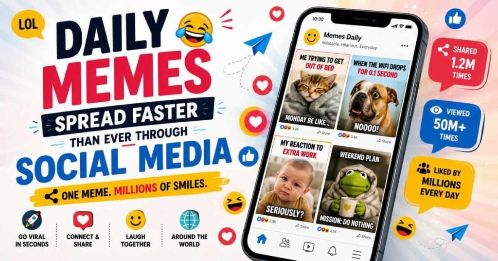 Daily Memes Spread Faster Than Ever Through Social Media